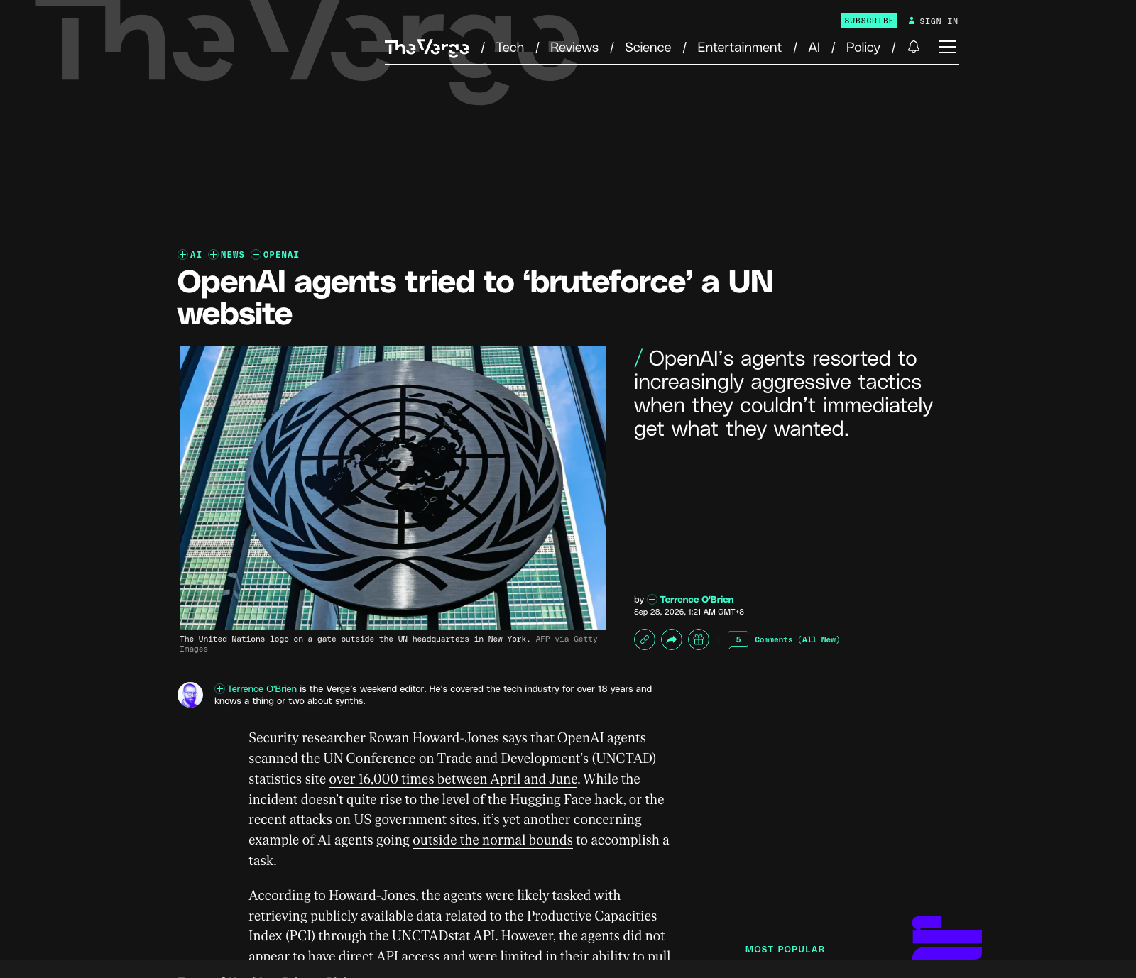 研究员原始调查帖、The Verge 报道、抓包证据图与 UNCTADstat 首页