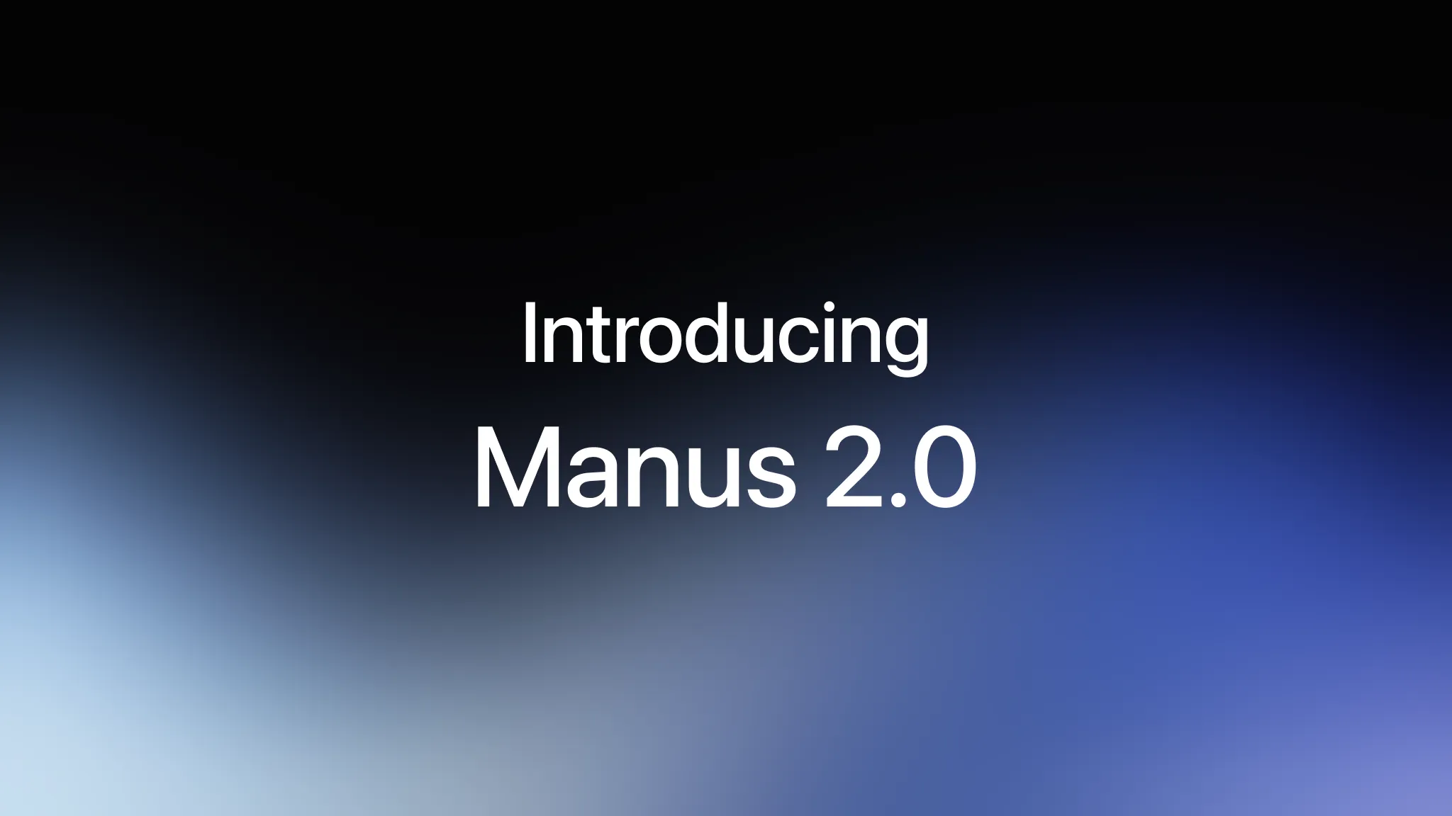 Manus 2.0 官方博客配图与电话号码功能官方演示（静音）