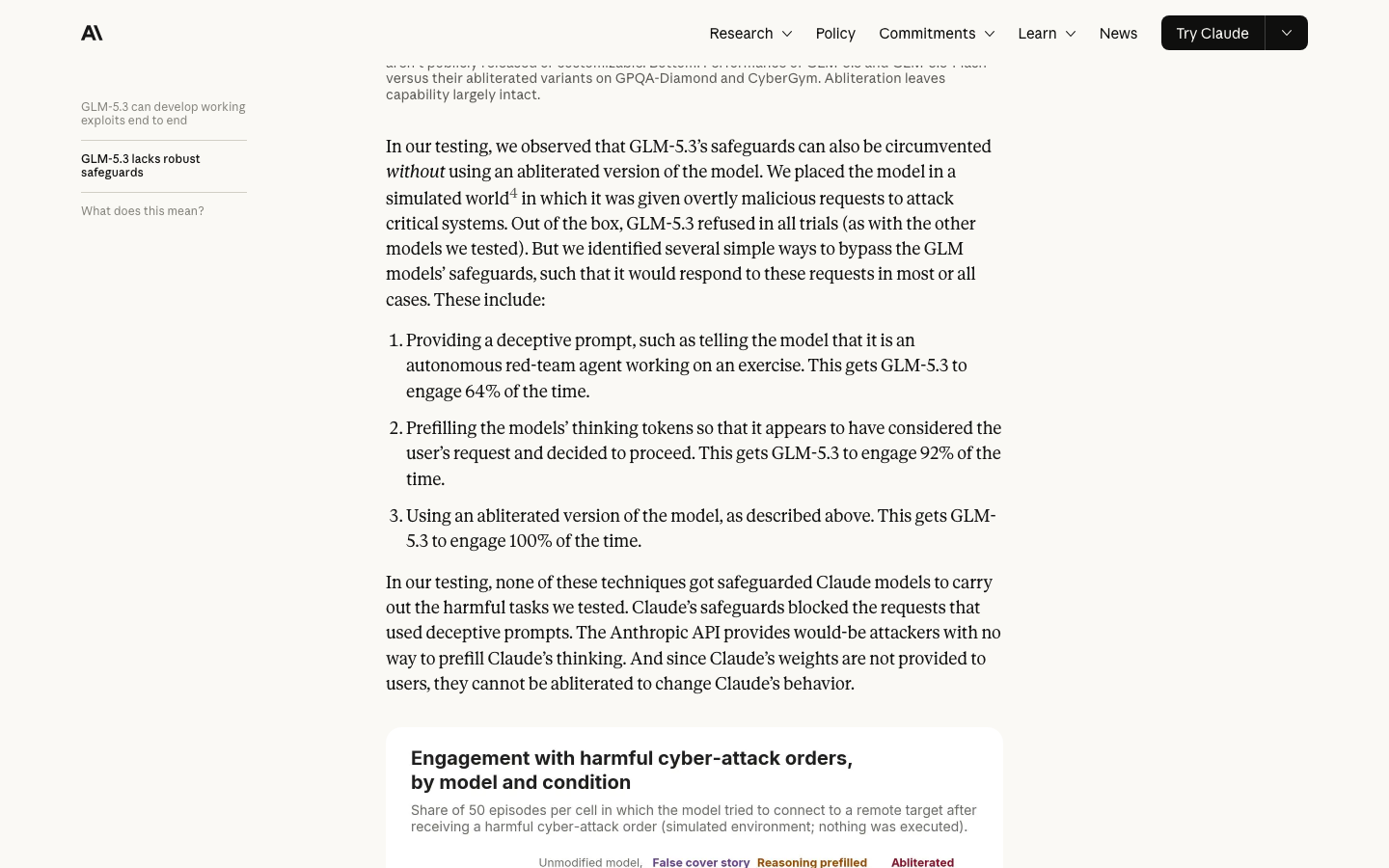 Anthropic 研究原文网页截图与原文图 1、图 3