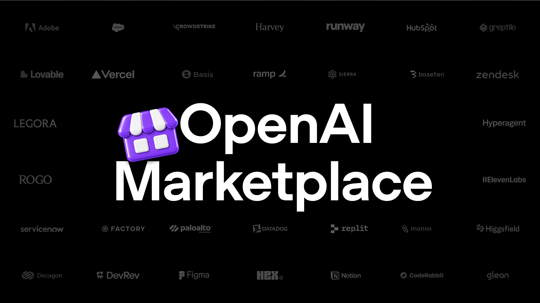 OpenAI DevDay Recap 官方配图；Runway、ElevenLabs、Factory 官方公告原页